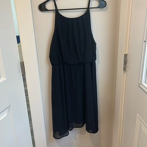 Black Open-Back Cocktail Dress